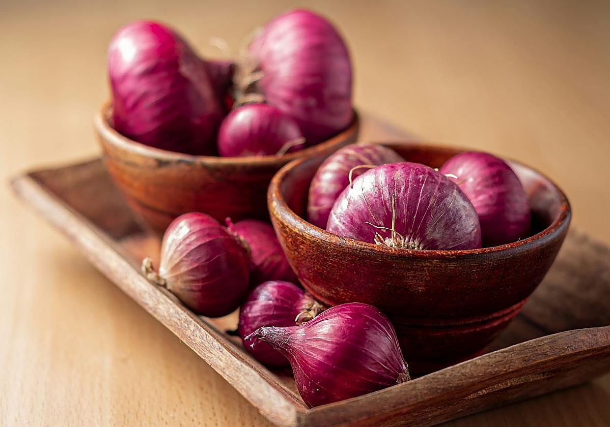 Cebollas en una imagen de archivo.