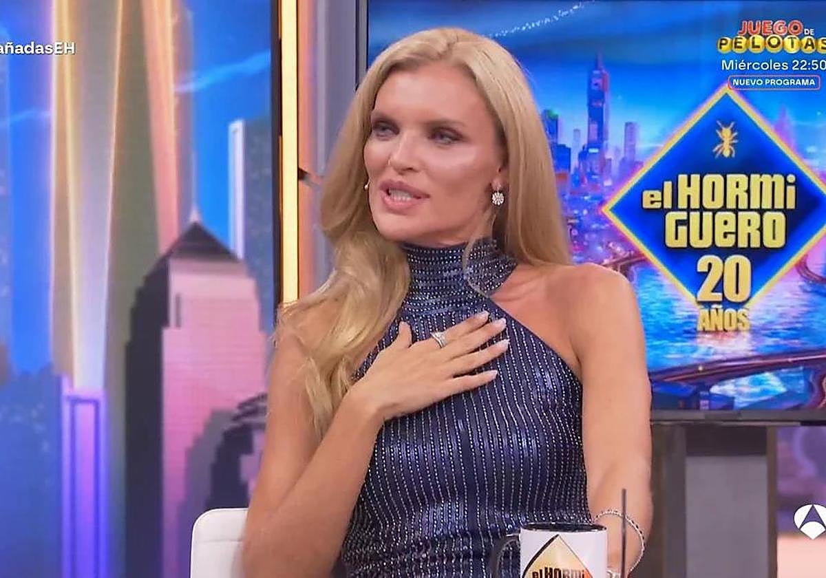 Esther Cañadas en 'El Hormiguero' este lunes.