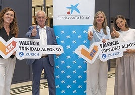 Imágenes de la presentación de las categorías inclusivas del medio maratón.