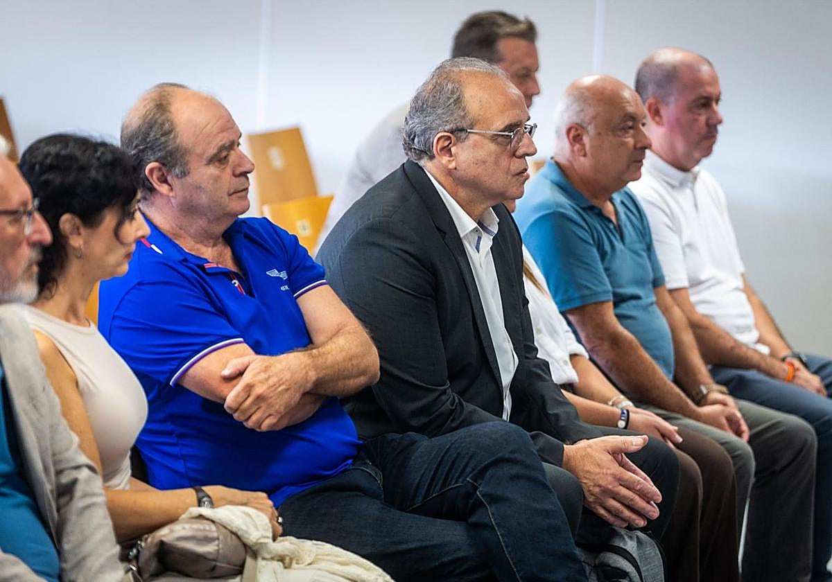 Una imagen del juicio en el que está acusado Sergio Blasco, sobrino del exconseller Rafael Blasco.