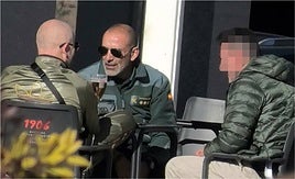 Jesús Fernández Bolaño, el ex guardia civil encarcelado por dirigir una red de narcotráfico en el puerto de Valencia, en una de las fotos de seguimiento de Asuntos Internos.