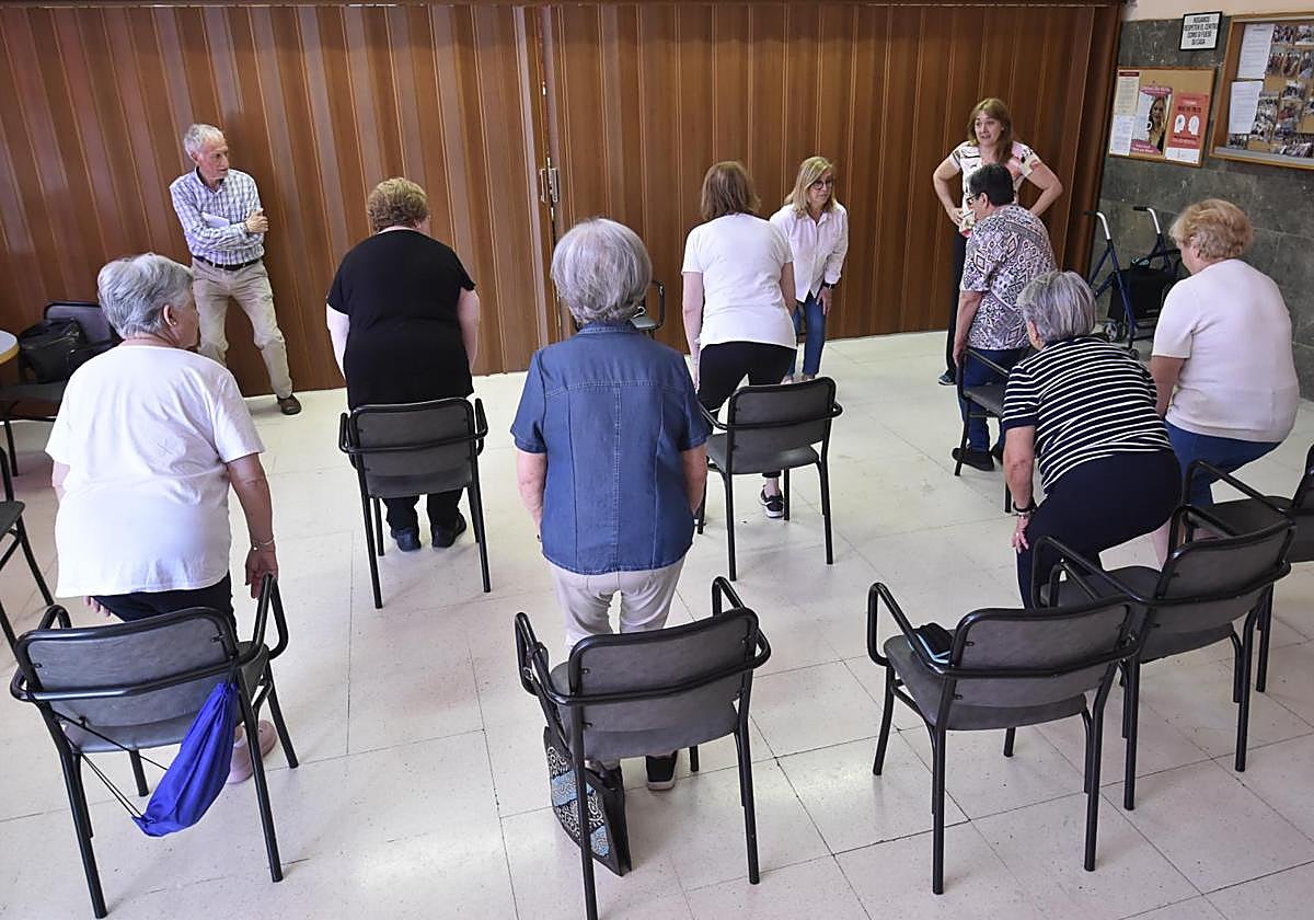 Clase de gimnasia, en una imagen de archivo.