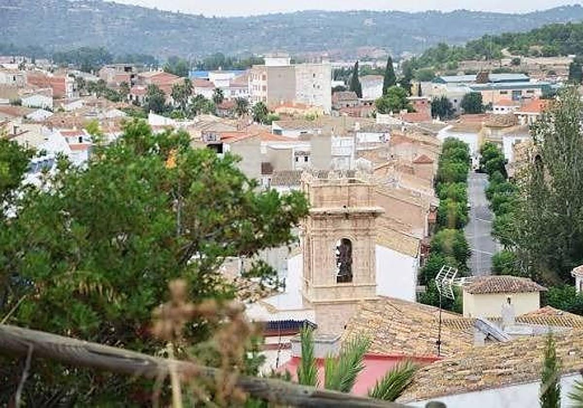 Vista general del municipio de Macastre.
