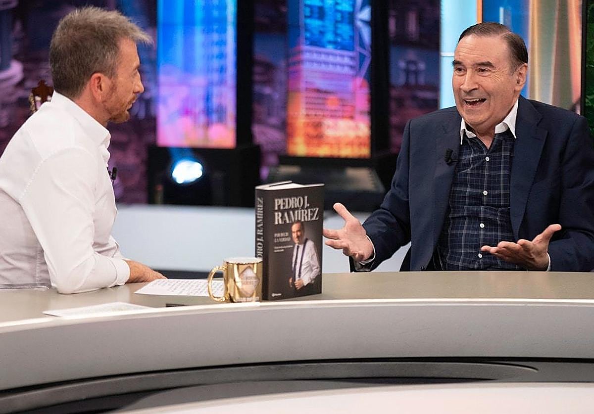 Pedro J. Ramírez este martes en 'El Hormiguero'.