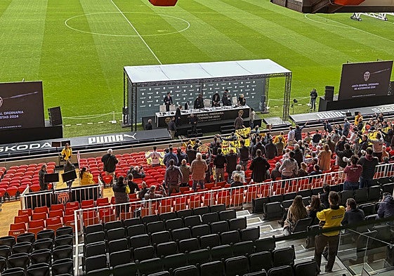 Junta General Ordinaria de Accionistas del Valencia en 2024.