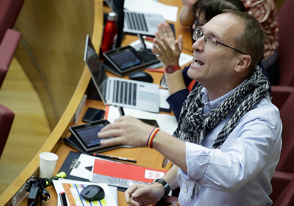 El diputado del PSPV, Ernest Blanch