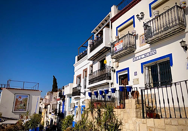 Barrio de Santa Cruz en Alicante