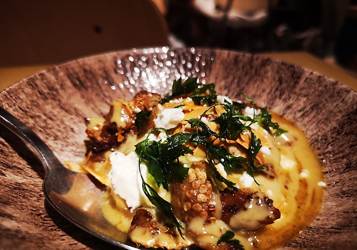 Imagen principal - Berenjena, cazón, sepia, quisquilla... Las cosas de Bar X 