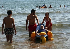 Una playa accesible en Valencia.