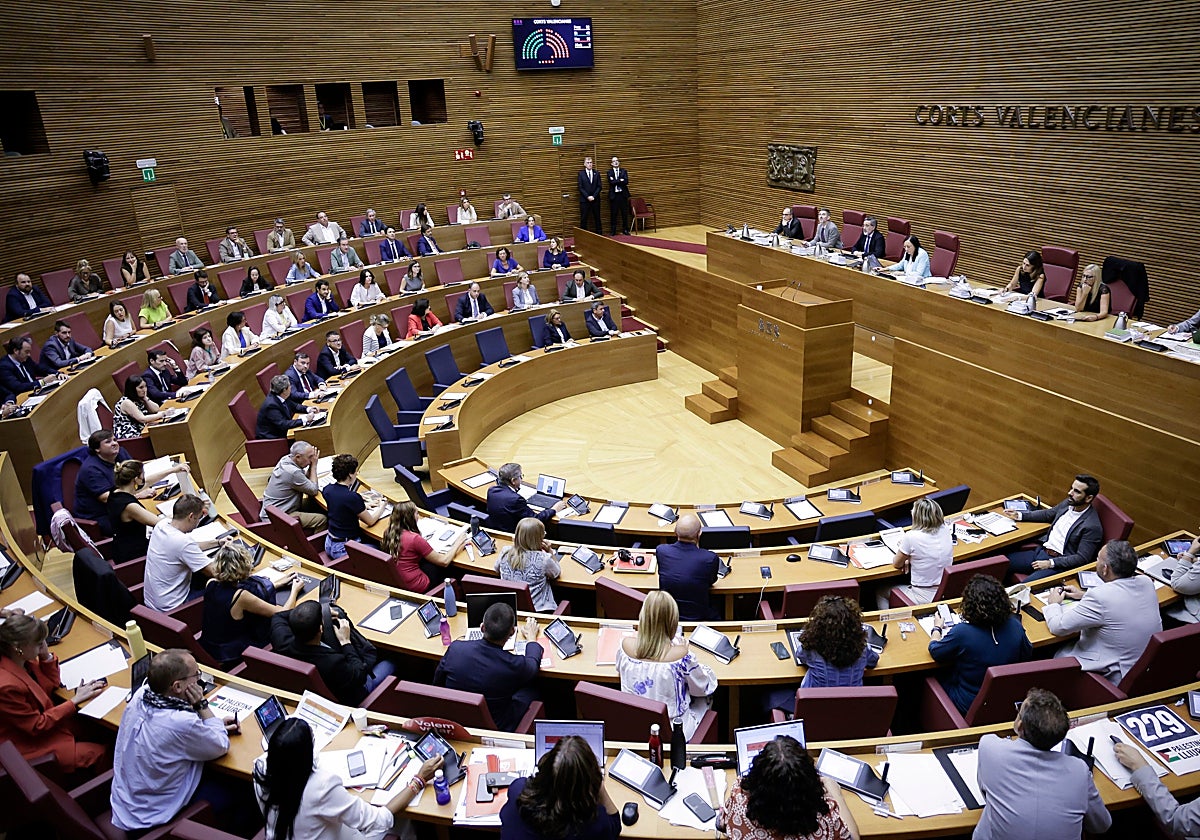 Votación final en el debate de este jueves en Les Corts.