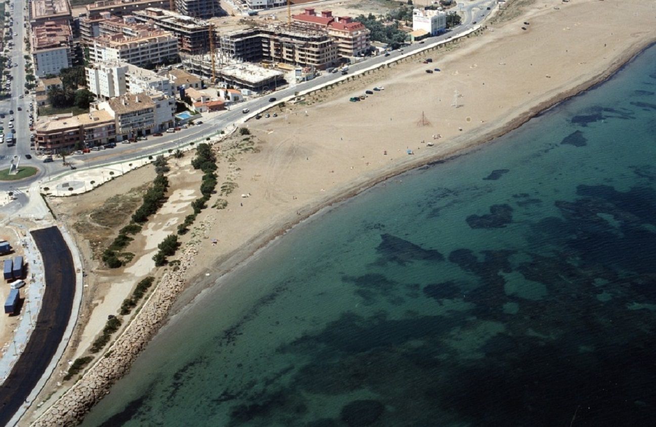 Vista aérea de la zona del Raset conocida como Tamarindos.
