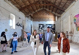 Visita de la alcaldesa de Valencia, María José Catalá, al antiguo Patronato de Benifaraig.