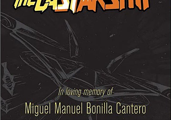 El recuerdo a la víctima de la dana en las primeras páginas de 'Star Trek. The Last Starship'.