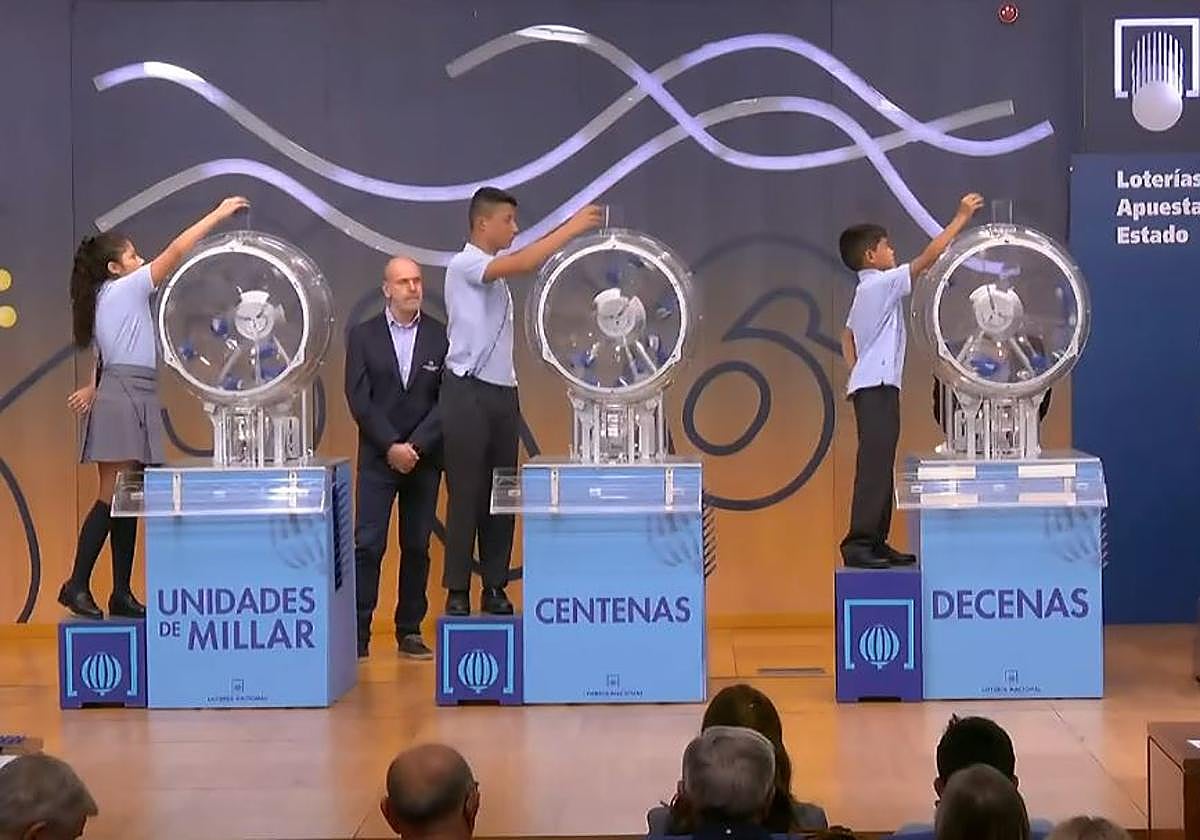 Sorteo de la Lotería Nacional de este sábado.