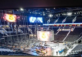 Interior del Roig Arena.