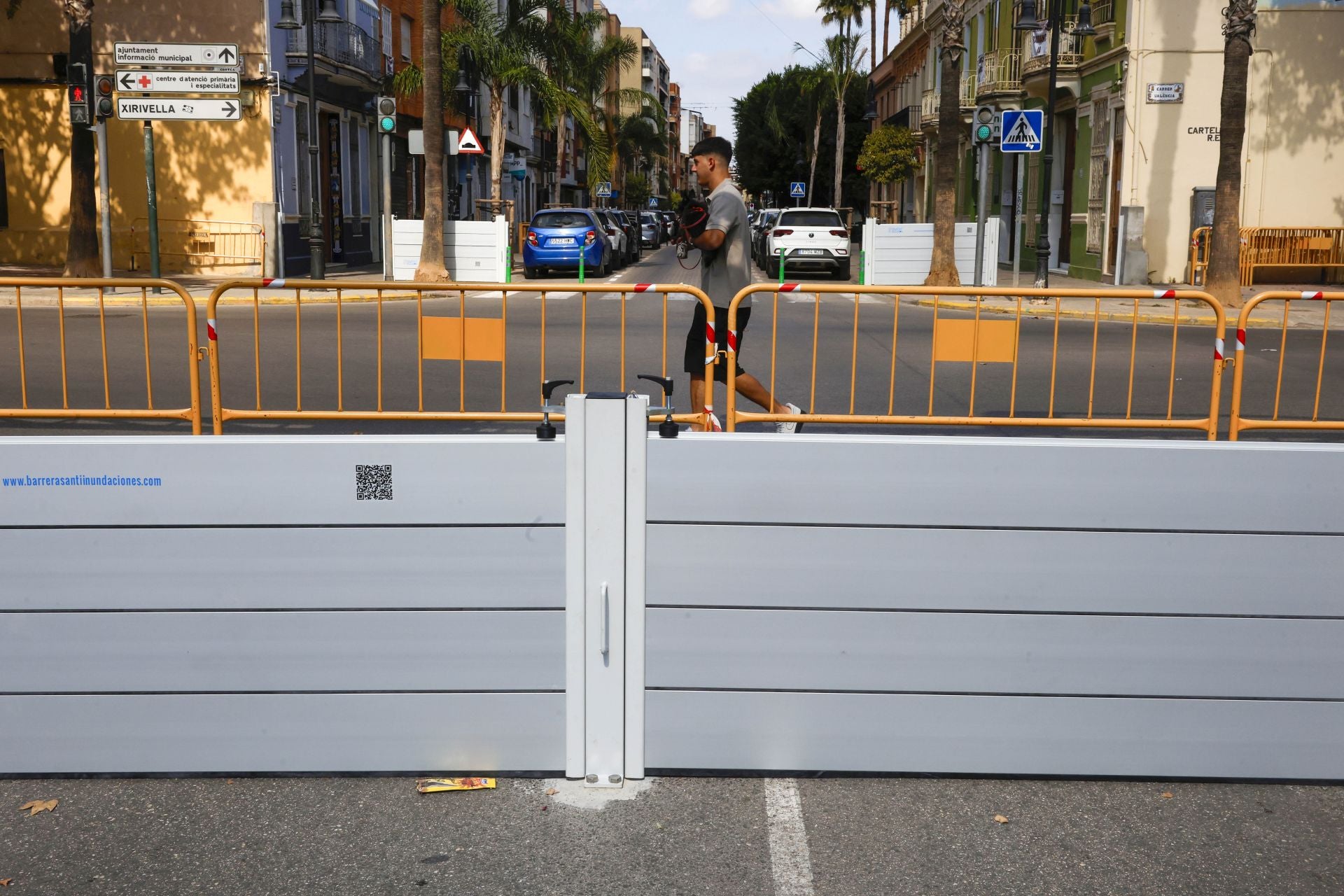 Aldaia activa las barreras contra los desbordamientos