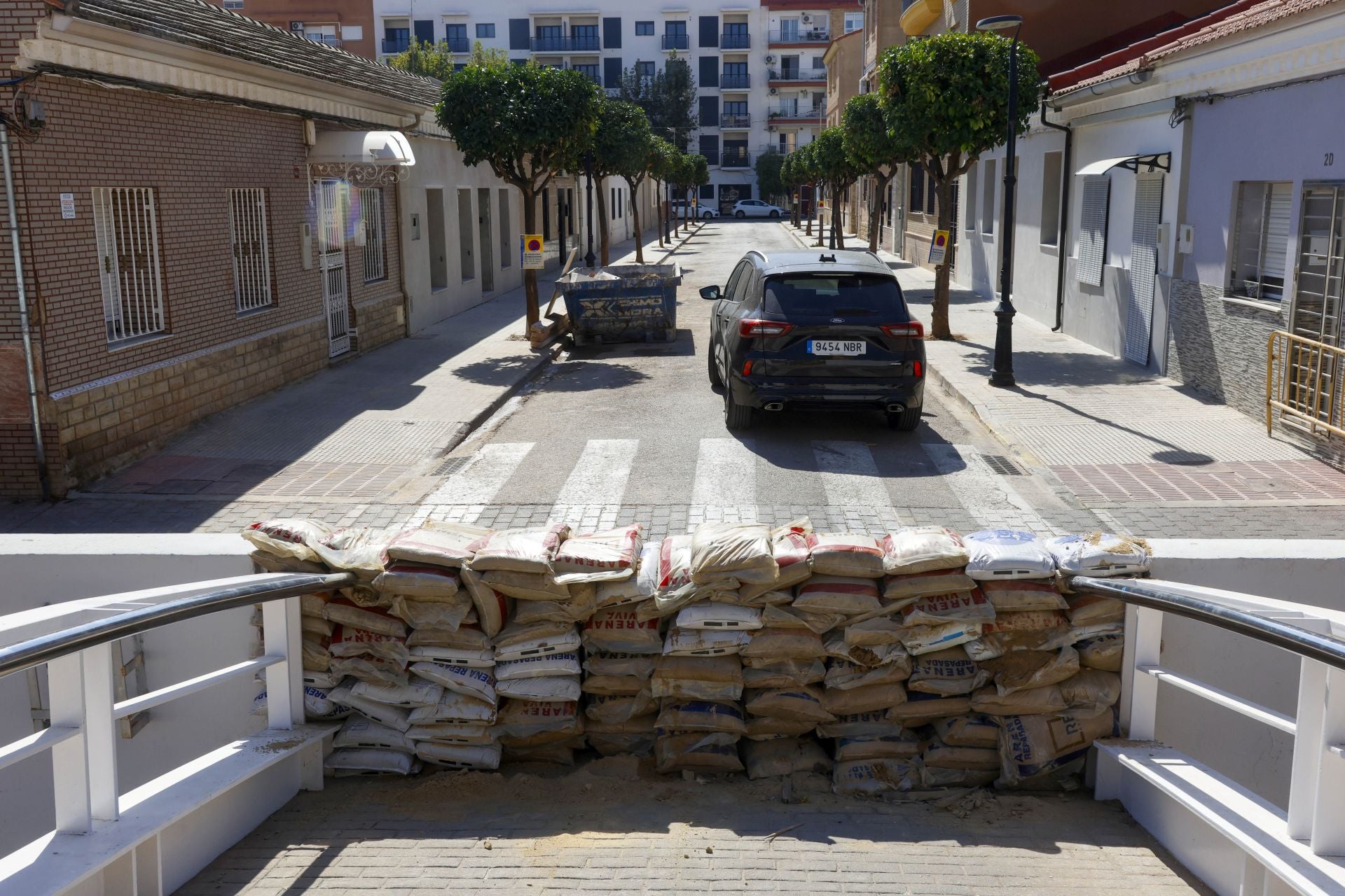 Aldaia activa las barreras contra los desbordamientos