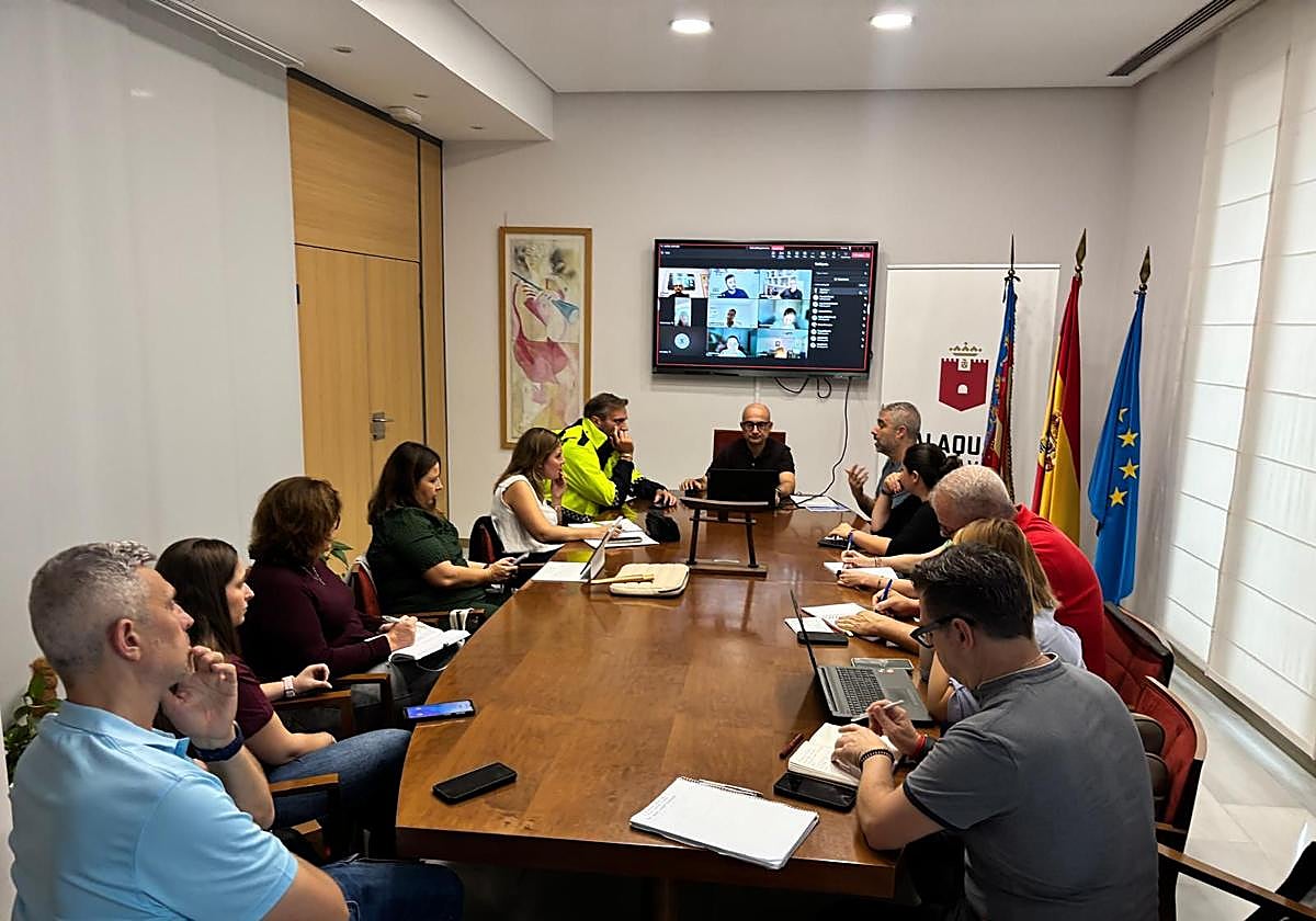 Reunión del Cecopal en Alaquàs este lunes.