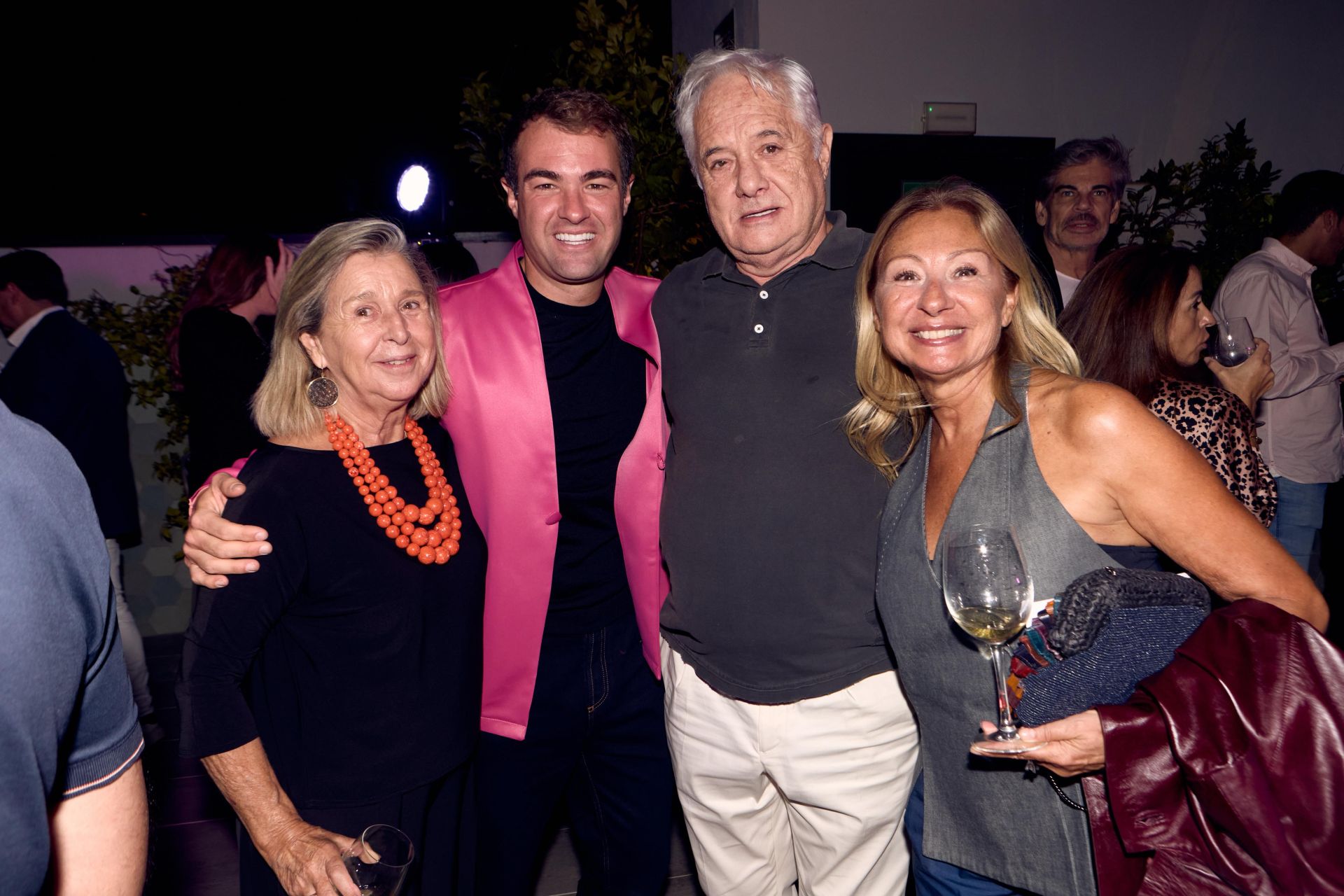 Amparetes, Sigfrido Serra, Toni Salinas y Rosa García.