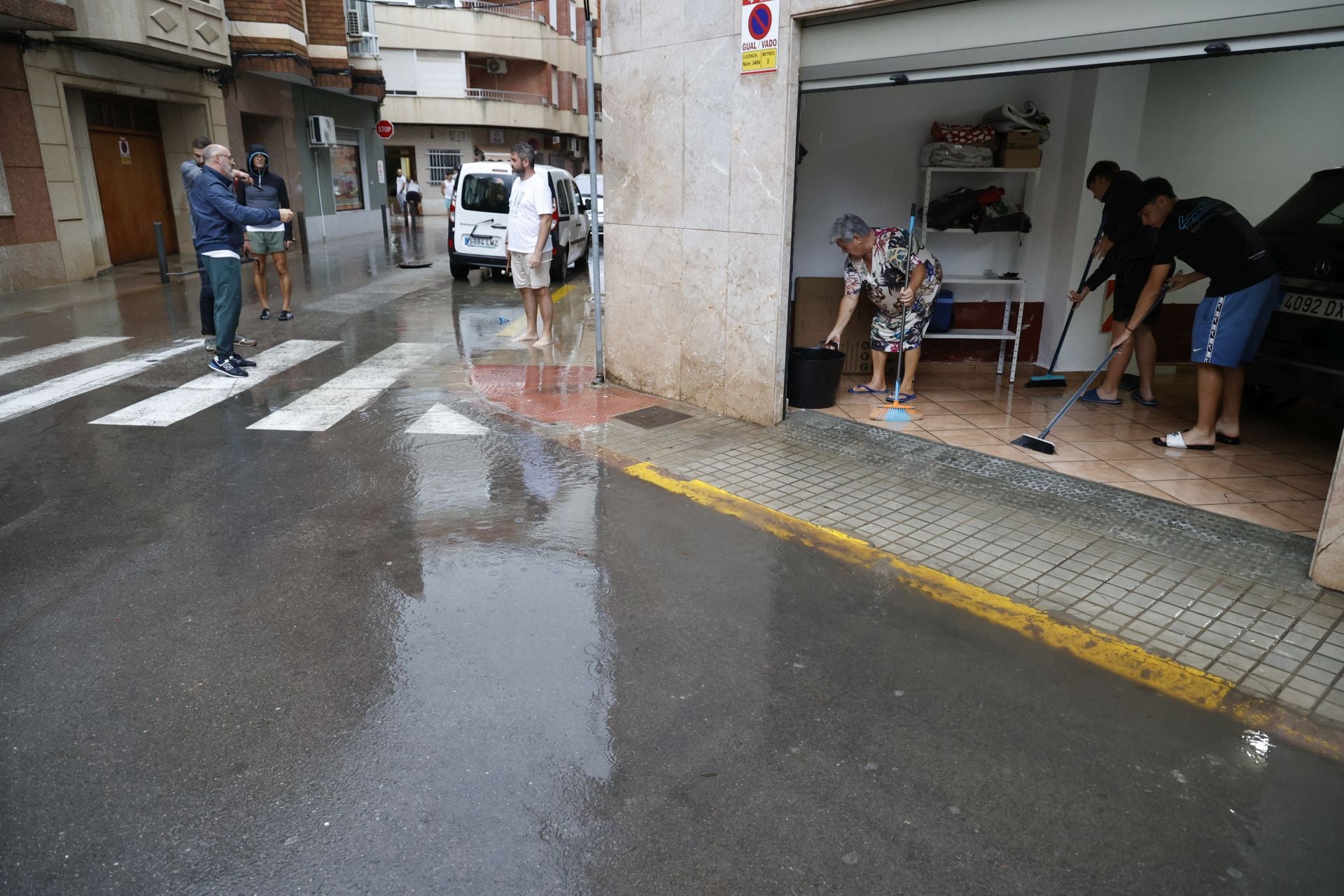 FOTOS | Las calles de Sueca anegadas por la tormenta