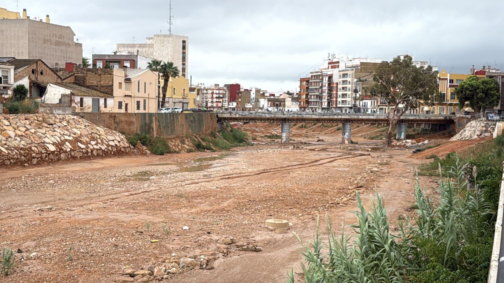 Picanya y Paiporta no le quitan ojo al barranco del Poyo por las lluvias
