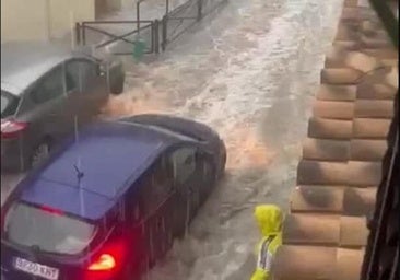 La tormenta descarga con fuerza en Cullera y Sueca