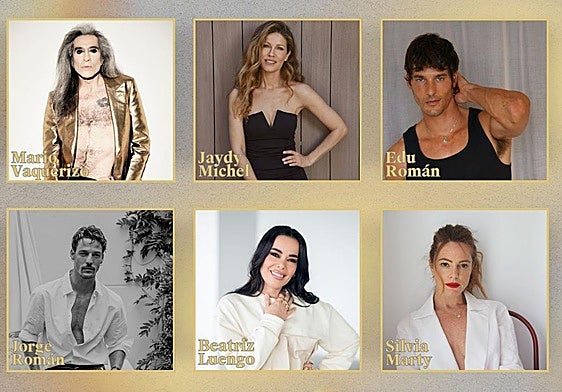 Los seis primeros concursantes confirmados.