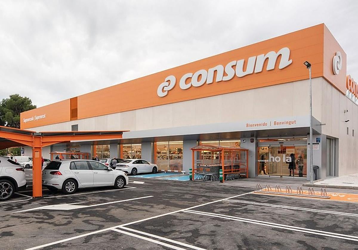 Un supermercado de Consum en una imagen de archivo.