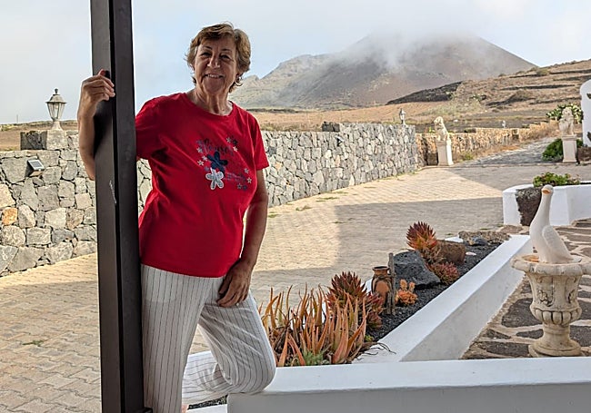 Ofelia, durante unas vacaciones, en una imagen cedida.