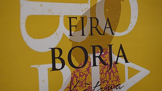 Cartel de la Fira Borja de Xàtiva.