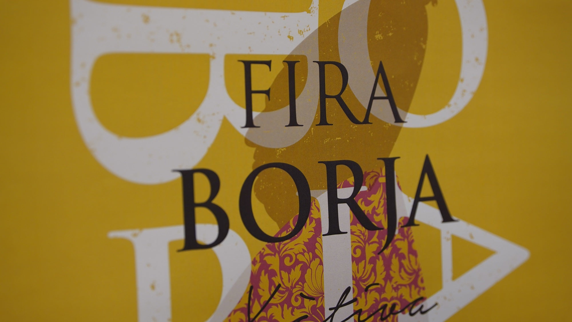 Cartel de la Fira Borja de Xàtiva.