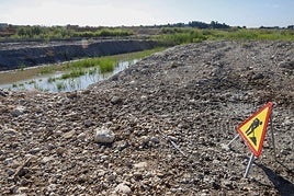 Estado del cauce del Magro en Alfarb tras la dana.