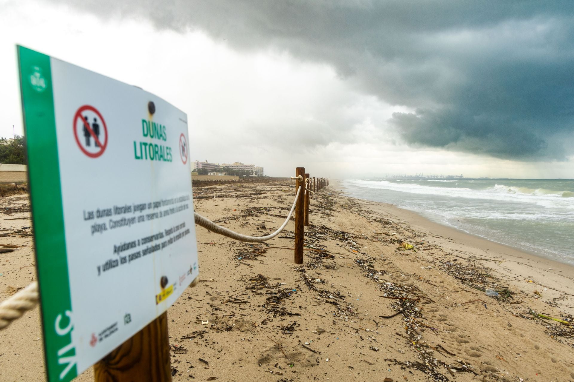 Así ha afectado el temporal a las playas valencianas