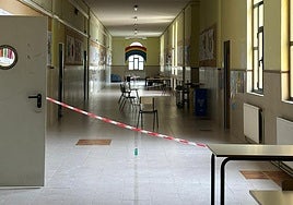 Estado de la planta superior del CEIP Cervantes.