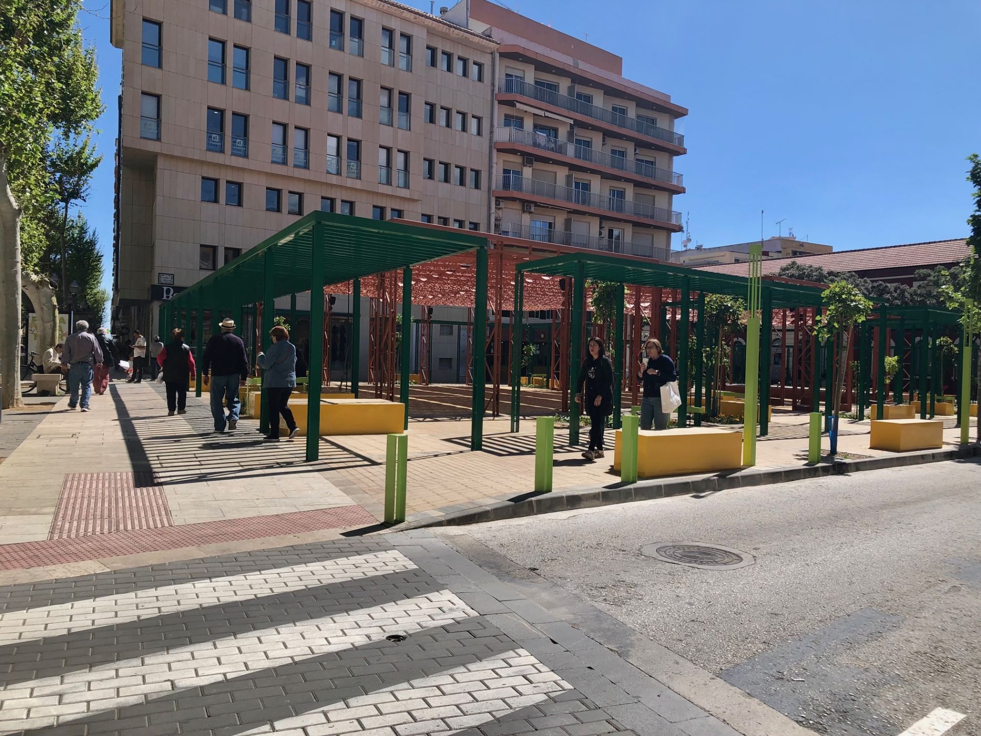 La plaza María Hervás, donde se celebrará el acto conmemorativo.