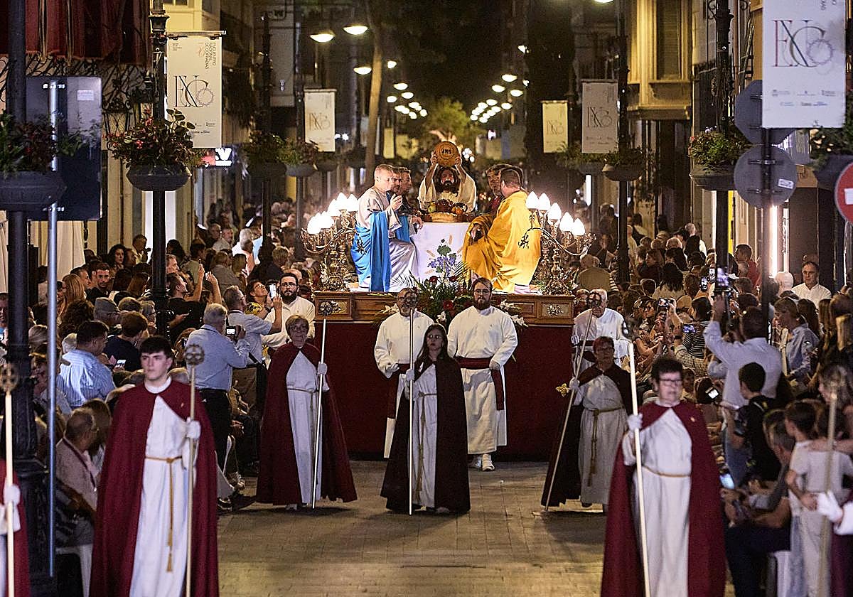 Un acto del Encuentro Nacional de Cofradías.