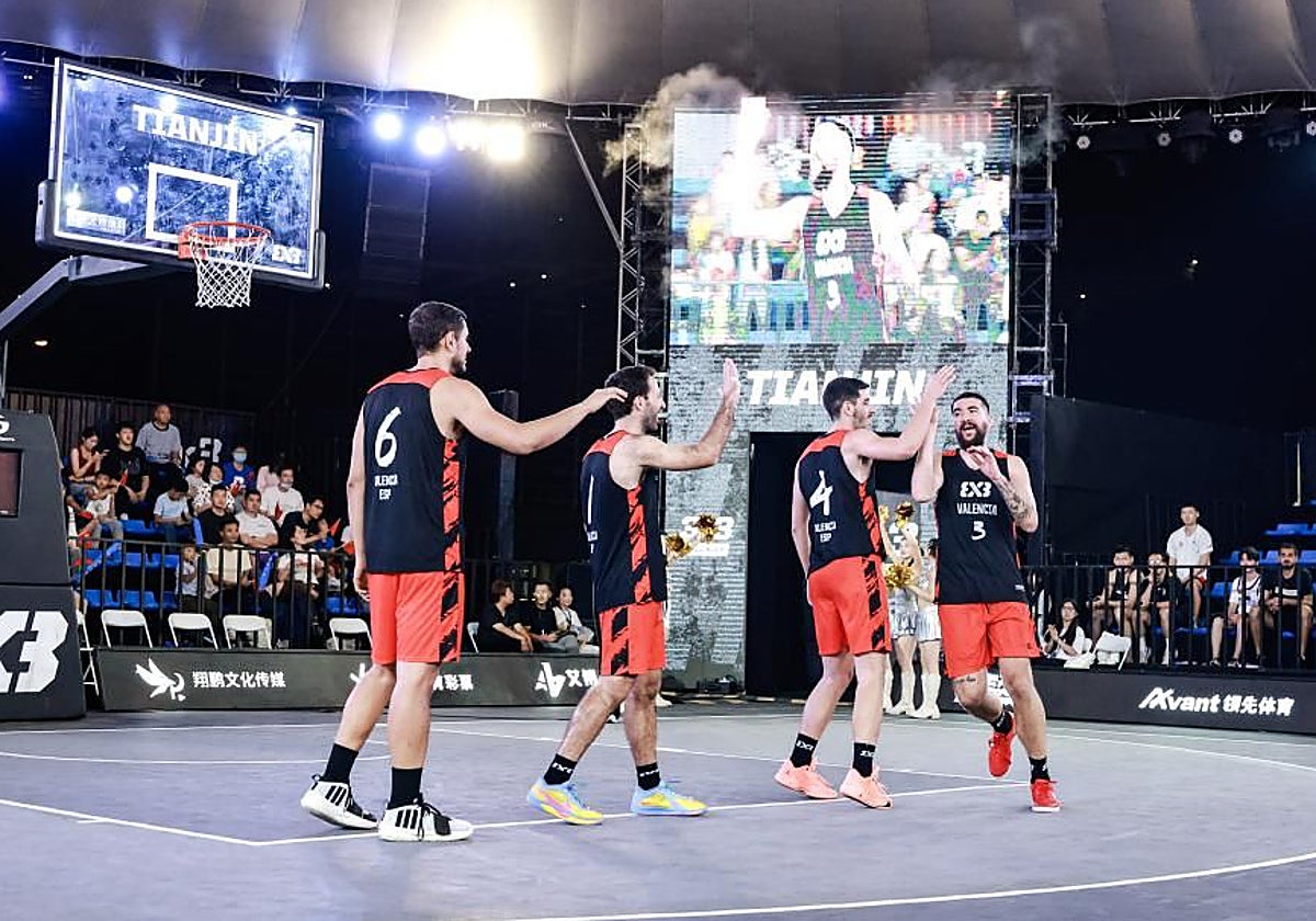 El Valencia Basket 3x3.