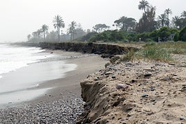 Zona de playa de Sagunto.