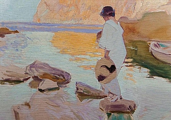 'Clotilde en la cala San Vicente', de Sorolla.