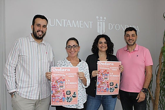 La presentación en Ondara del concierto de La Fúmiga.