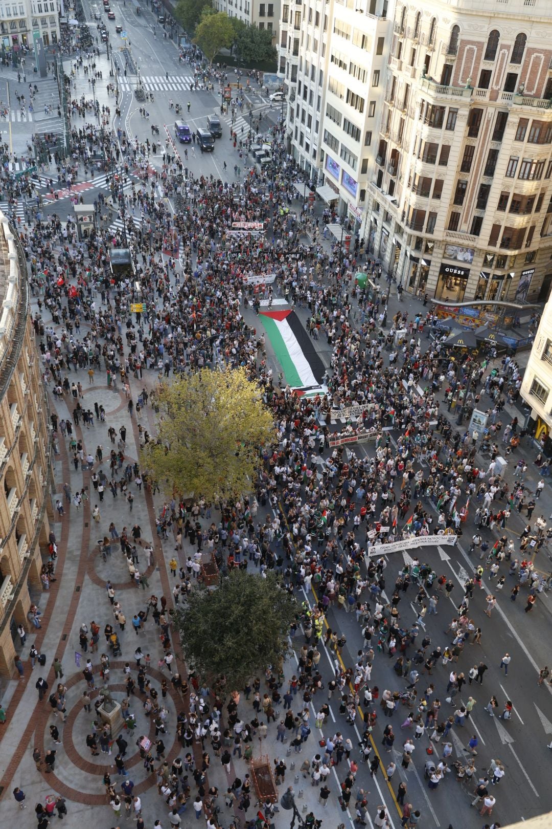Fotos de la manifestación por Palestina este sábado en Valencia