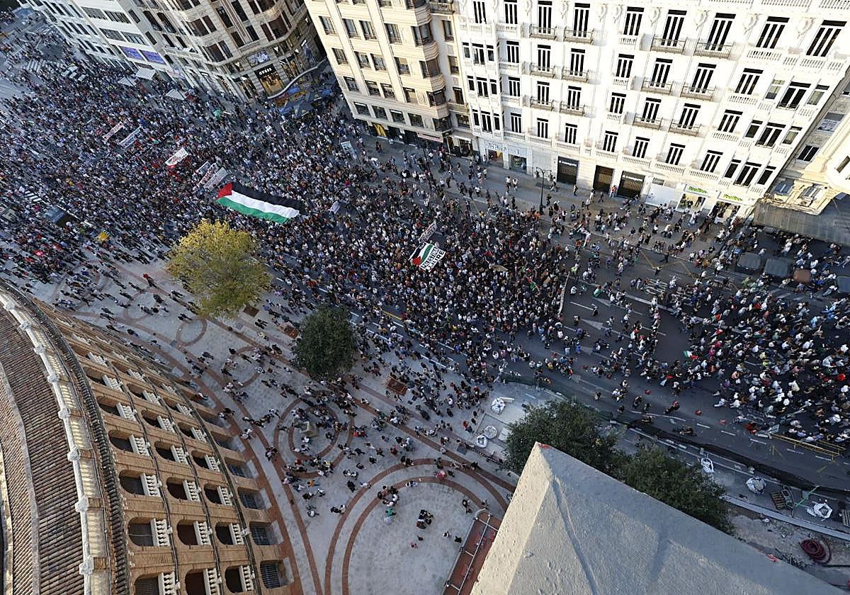 Fotos de la manifestación por Palestina este sábado en Valencia