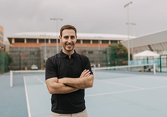 Pablo Sala, en las instalaciones deportivas de la UPV.
