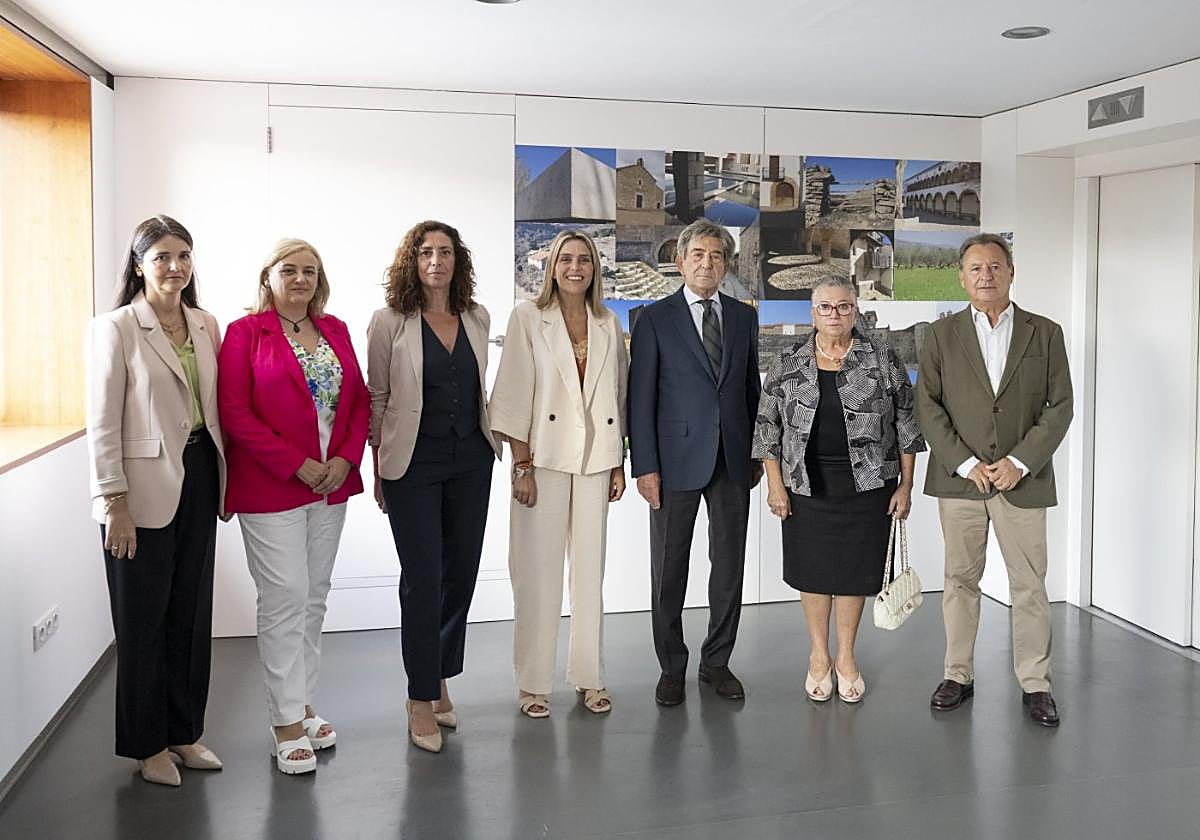 Visita de la presidenta de la Diputación a Unión de Muturas.