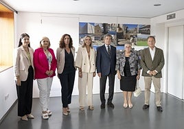 Visita de la presidenta de la Diputación a Unión de Muturas.