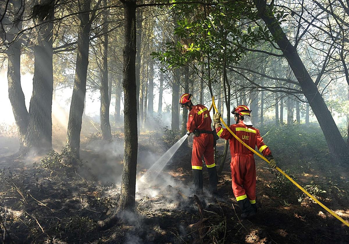 Bomberos, en imagen de archivo.
