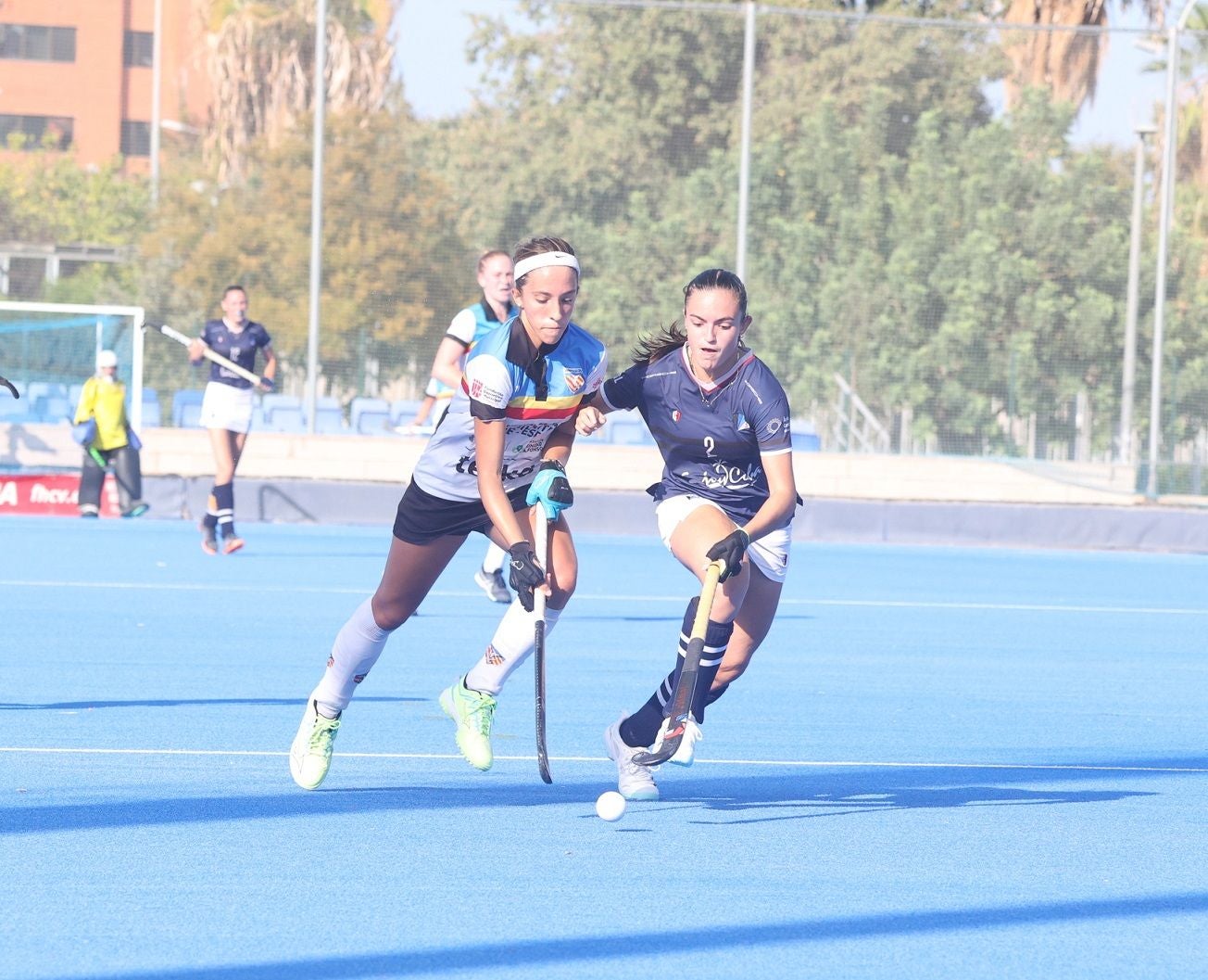 Una acción del partido del Valencia CH.
