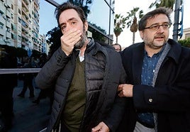 El yerno de la viuda de la CAM, Miguel López, durante una de las sesiones del juicio en Alicante.