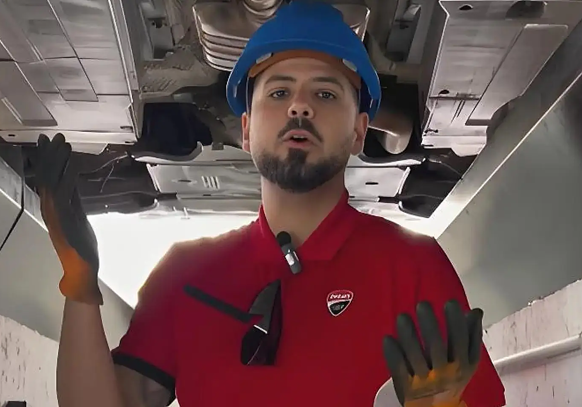 El mecánico Pedro Bastida.