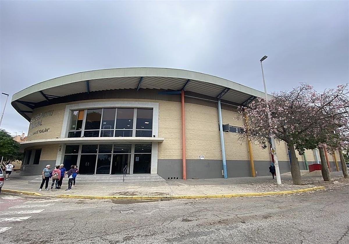 Polideportivo en Picanya que será objeto de una reconstrucción.